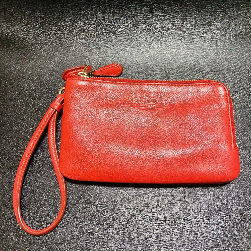 Coach Red Wristlet